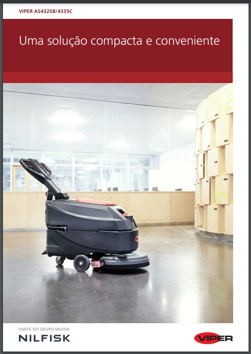 Folheto Técnico Lavadora Secadora de Pisos Viper AS4335 AS4225