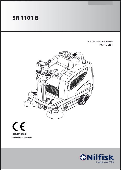 Manual de Peças Varredeira Tripulada Nilfisk Terra 4300