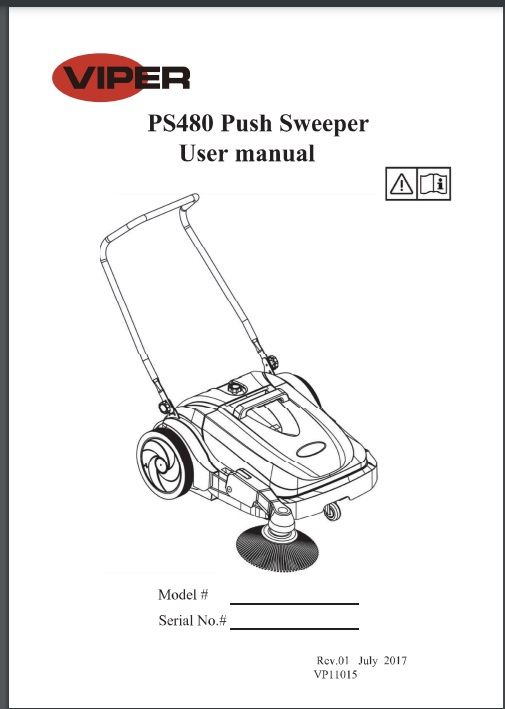 Manual do Usuário Varredeira de Piso Manual PS480