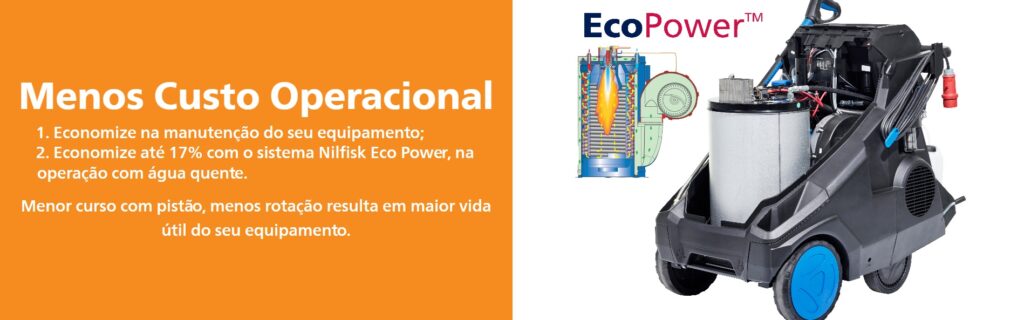 Lavadora de alta pressão Agua Quente