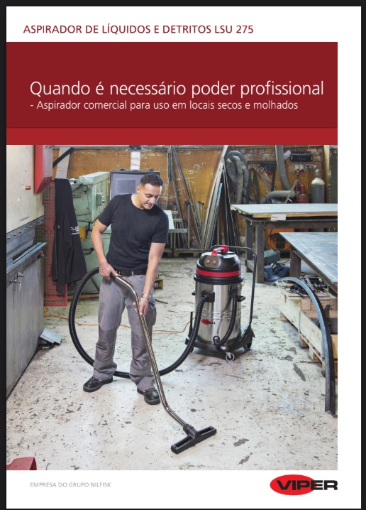 Folheto técnico Aspirador de Líquidos e Detritos Profissional Viper LSU275
