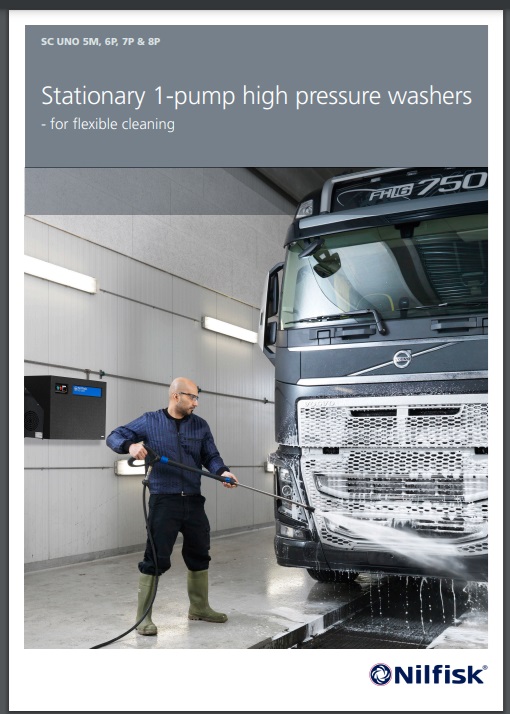 Folheto Técnico Central de Alta Pressão Água Fria Nilfisk SC UNO