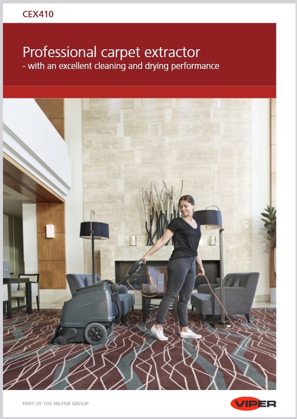 Folheto Técnico Extratora de Carpetes e Tapetes Viper CEX410