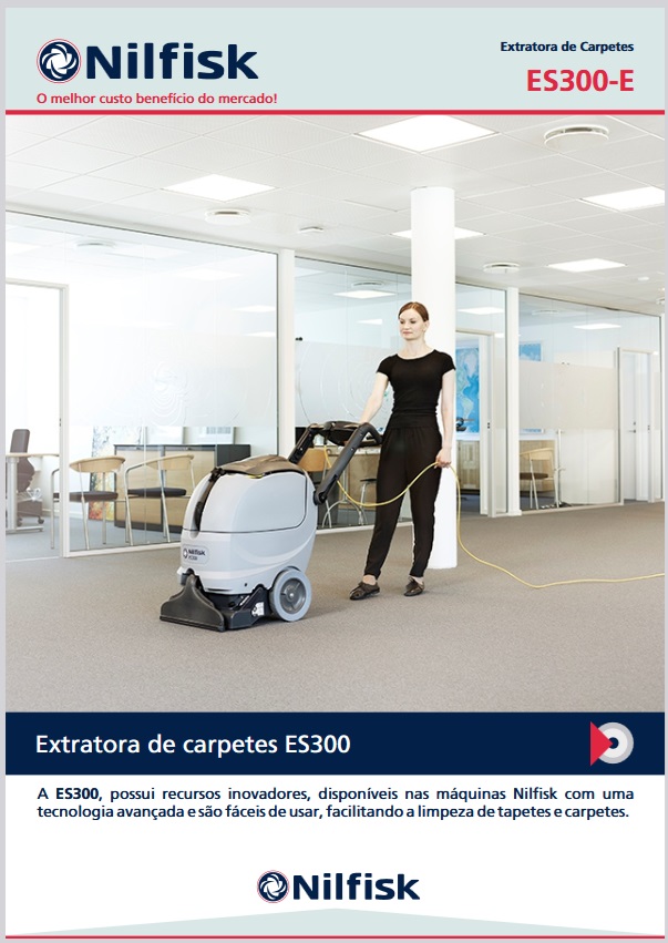 Folheto Técnico Extratora para Carpetes e Tapetes Nilfisk ES300
