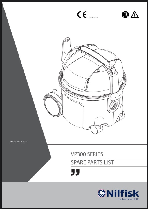 Manual do Usuário Aspirador de pó Profissional Nilfisk VP300